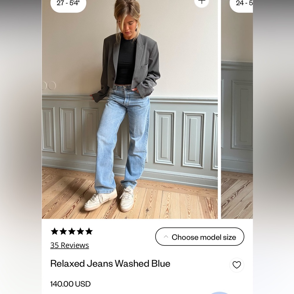 SOLD. Djerf Avenue vintage style jeans